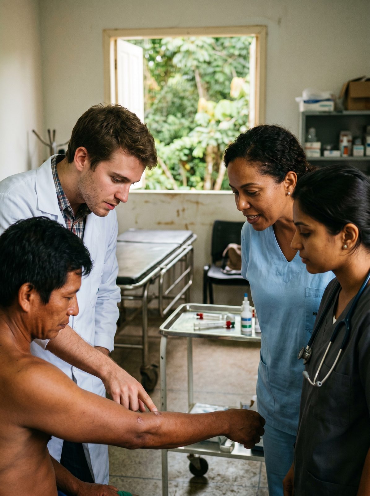 Tropendermatologischer Kurs in Manaus: patientennahe Untersuchung im Amazonasgebiet