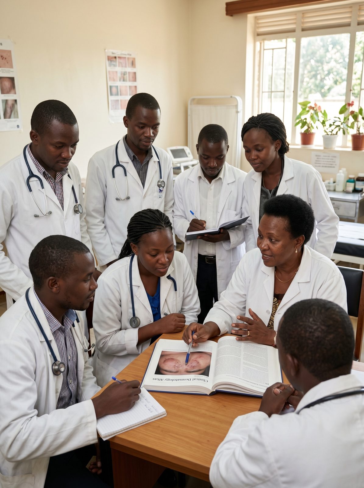Dermatologische Ausbildung an der Skin-Clinic der Universität Mbarara